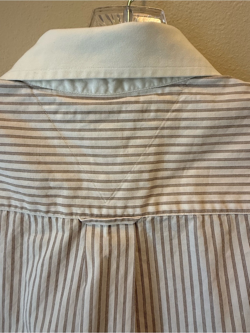 Vtg Tommy Hilfiger Mens Large 16 1/2 - 35 Short Sleeve Button Down Striped Shirt - Picture 9 of 13